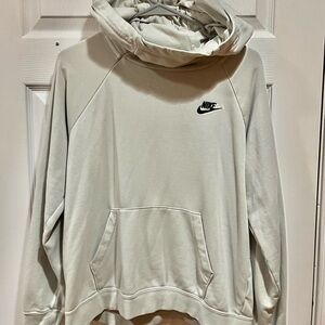 Gray Nike funnel neck hoodie size medium